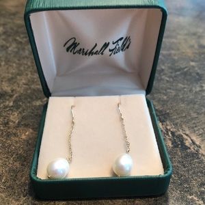 14K Gold, Cultured Pearl Earrings